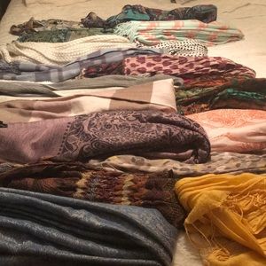 Bundle of women’s scarves